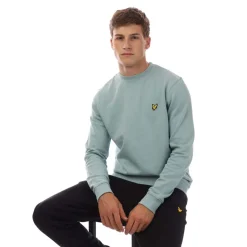 Sweatshirts*Lyle And Scott Crewneck Sweatshirt in Blue
