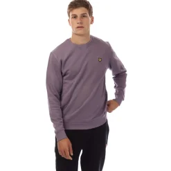 Sweatshirts*Lyle And Scott Crewneck Sweatshirt in Purple