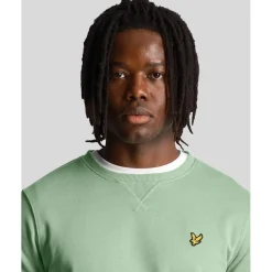 Sweatshirts*Lyle And Scott Crewneck Sweatshirt in Green