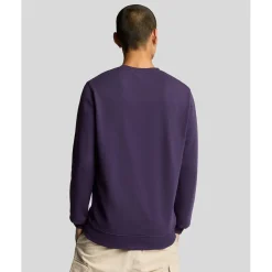 Sweatshirts*Lyle And Scott Crewneck Sweatshirt in Purple