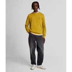 Sweatshirts*Lyle And Scott Crewneck Sweatshirt in Yellow