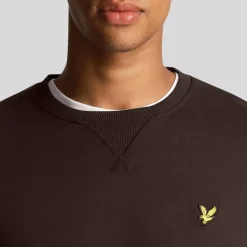 Sweatshirts*Lyle And Scott Crewneck Sweatshirt in Brown