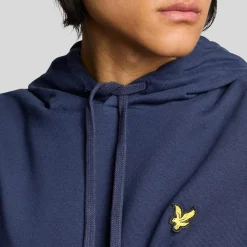 Sweatshirts|Hoodies*Lyle And Scott Eagle Head Pullover Hoodie in Navy