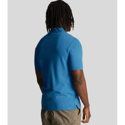 Polo Shirts*Lyle And Scott Embroidered Polo Shirt in Blue