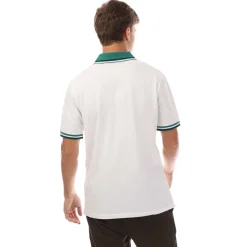 Polo Shirts*Lyle And Scott Embroidered Tipped Polo Shirt in White