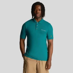 Polo Shirts*Lyle And Scott Embroidered Polo Shirt in Green