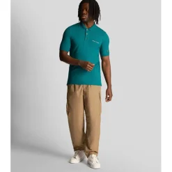 Polo Shirts*Lyle And Scott Embroidered Polo Shirt in Green