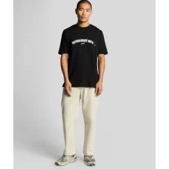 T-Shirts And Vests*Lyle And Scott Established 1874 Graphic T-Shirt in Black