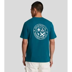 T-Shirts And Vests*Lyle And Scott Football For All Graphic T-Shirt in Navy