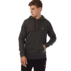 Sweatshirts|Hoodies*Lyle And Scott Football World Graphic Pullover Hoodie in Gunmetal