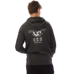Sweatshirts|Hoodies*Lyle And Scott Football World Graphic Pullover Hoodie in Gunmetal