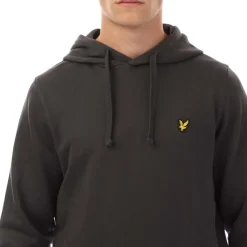 Sweatshirts|Hoodies*Lyle And Scott Football World Graphic Pullover Hoodie in Gunmetal