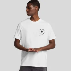 T-Shirts And Vests*Lyle And Scott Football Wheel Graphic T-Shirt in White