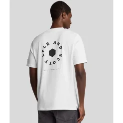 T-Shirts And Vests*Lyle And Scott Football Wheel Graphic T-Shirt in White