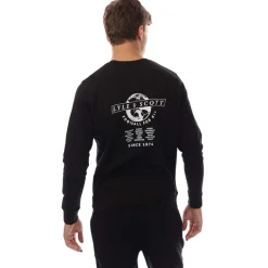 Sweatshirts*Lyle And Scott Football World Graphic Crewneck Sweatshirt in Black