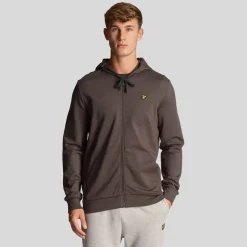 Sweatshirts|Hoodies*Lyle And Scott Full-Zip Hoodie in Grey