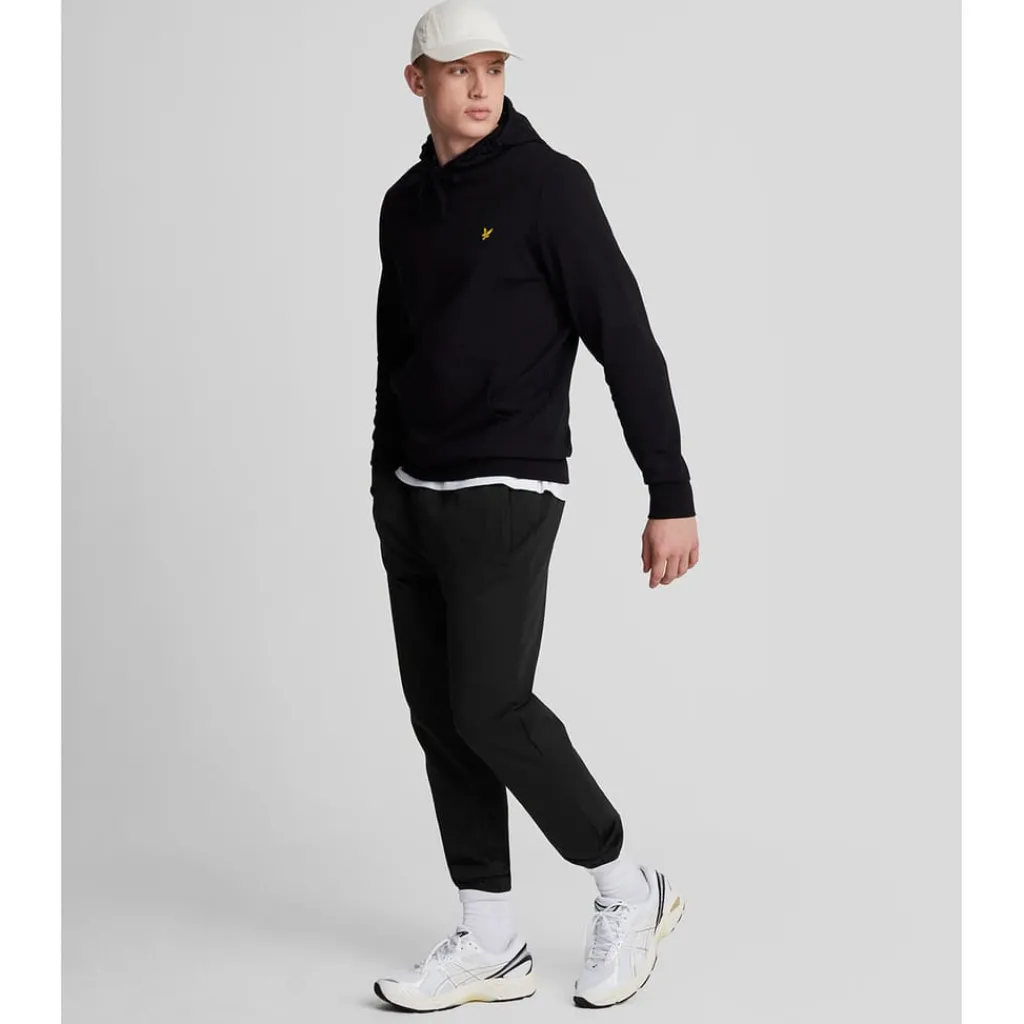 Trousers*Lyle And Scott Interlock Cuffed Sweatpants in Black