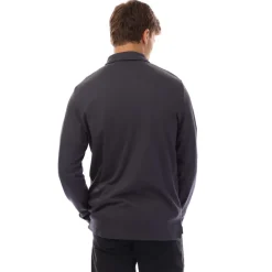 Polo Shirts*Lyle And Scott Interlock Long Sleeve Polo Shirt in Navy