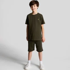 Shorts*Lyle And Scott Juniors Sweat Shorts in olive