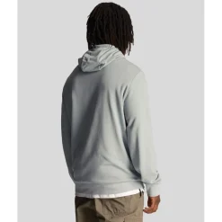 Sweatshirts|Hoodies*Lyle And Scott Loopback Embroidered Hoodie in Blue