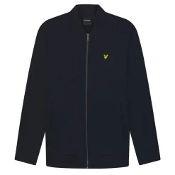 Coats And Jackets*Lyle And Scott Loopback Jersey Bomber Jacket in Navy