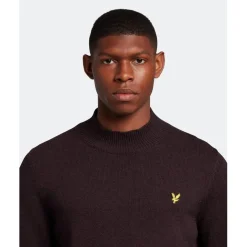 Knitwear*Lyle And Scott Mens And Scott Roll Neck Jumper in Multi