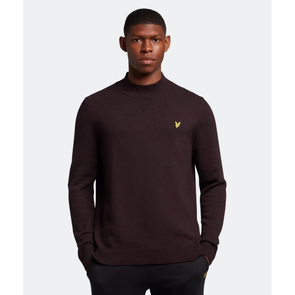 Knitwear*Lyle And Scott Mens And Scott Roll Neck Jumper in Multi