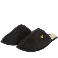 Slippers*Lyle And Scott Mens Tarquinn Slippers in Black