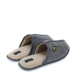 Slippers*Lyle And Scott Mens Tarquinn Slippers in Grey