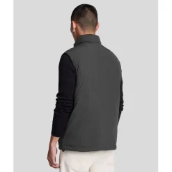 Coats And Jackets*Lyle And Scott Mock Neck Regular Fit Padded Vest in Black