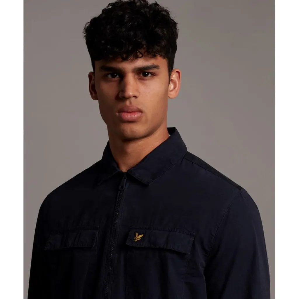 Coats And Jackets*Lyle And Scott Overshirt in Blue