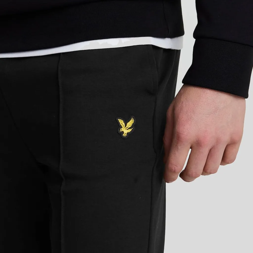 Trousers*Lyle And Scott Pintuck Interlock Sweatpants in Black
