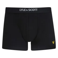 Underwear And Socks*Lyle And Scott 3pk Cre Trunks in Black