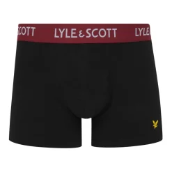 Underwear And Socks*Lyle And Scott 5pk Cre Trunks in Black