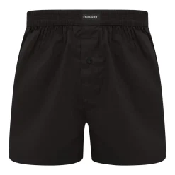 Underwear And Socks*Lyle And Scott 3pk Wvn Boxer in Black