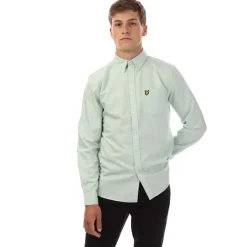 Shirts*Lyle And Scott Plain Oxford Shirt in Blue