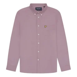 Shirts*Lyle And Scott Plain Oxford Shirt in Pink