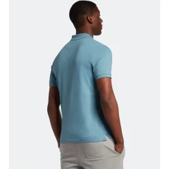 Polo Shirts*Lyle And Scott Plain Polo Shirt in Blue