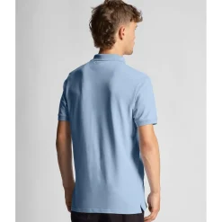 Polo Shirts*Lyle And Scott Plain Polo Shirt in Light Blue