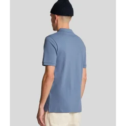 Polo Shirts*Lyle And Scott Plain Polo Shirt in Blue