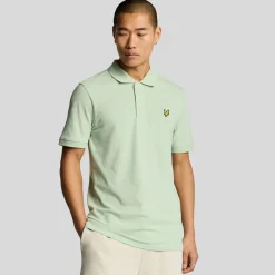 Polo Shirts*Lyle And Scott Plain Polo Shirt in Green