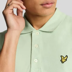 Polo Shirts*Lyle And Scott Plain Polo Shirt in Green