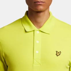 Polo Shirts*Lyle And Scott Plain Polo Shirt in Yellow