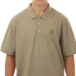 Polo Shirts*Lyle And Scott Plain Polo Shirt in Beige