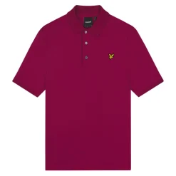 Polo Shirts*Lyle And Scott Plain Polo Shirt in Burgundy