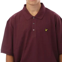 Polo Shirts*Lyle And Scott Plain Polo Shirt in Purple