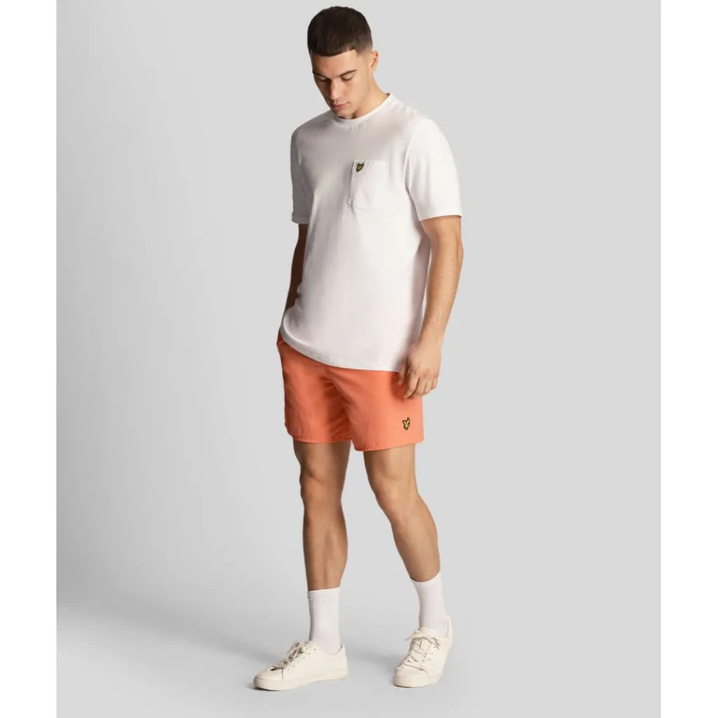 Shorts*Lyle And Scott Plain Swim Shorts in Orange