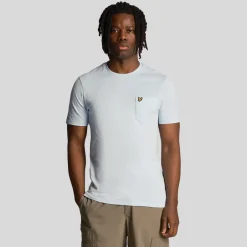 T-Shirts And Vests*Lyle And Scott Pocket T-Shirt in Light Blue