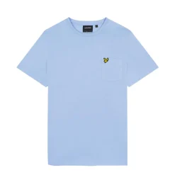 T-Shirts And Vests*Lyle And Scott Pocket T-Shirt in Light Blue