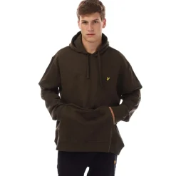 Hoodies*Lyle And Scott Pullover Hoodie in olive